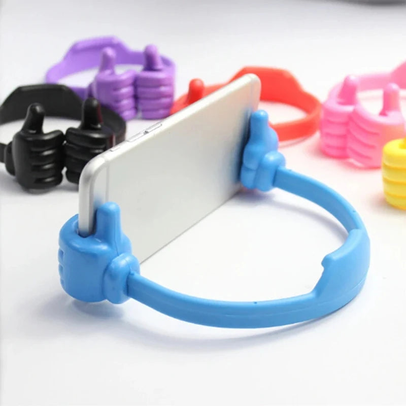 Soporte para celular con forma de pulgar