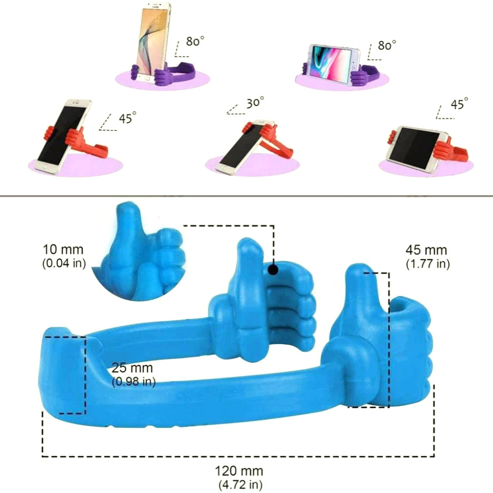 Soporte para celular con forma de pulgar