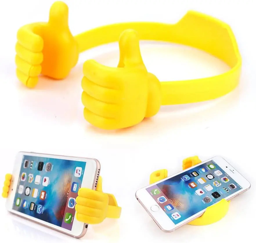Soporte para celular con forma de pulgar