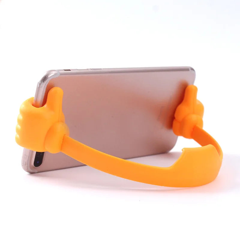 Soporte para celular con forma de pulgar