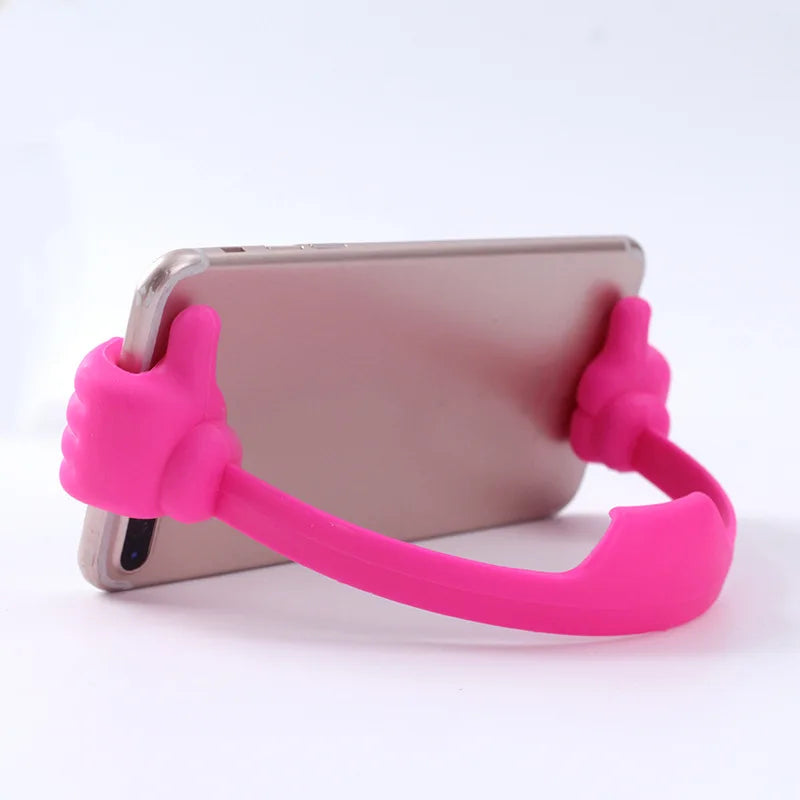 Soporte para celular con forma de pulgar